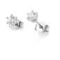 Preview: Breuning Ohrstecker Brillant 6er Krappe Weissgold 0184832