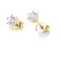Preview: Breuning Ohrstecker Brillant 6er Krappe Weissgold 0184832