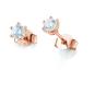 Preview: Breuning Ohrstecker Brillant 6er Krappe Weissgold 0184832