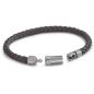Preview: TeNo Flechtleder Armband DyKoN 026.3300