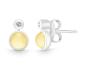 Preview: Quinn Ohrringe Ohrstecker 925 Silber Citrin 036191911