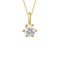 Preview: Bedra Solitaire Anhänger 585 Gelbgold 0,10 ct. AHB90351.2