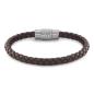 Preview: TeNo Armband DyKoN geflochtenes Leder Sicherheitsverschluss 305421