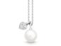 Preview: Quinn Halskette Herz 585Rg Bril. 0,06ct TW/SI wei.SwZp 32730298