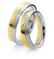 Preview: Breuning Trauringe Weiss-Rotgold 48/035100
