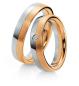 Preview: Breuning Trauringe Weiss-Rotgold 48/035100