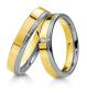 Preview: Breuning Trauringe Platin-Gelbgold 48 040550