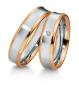 Preview: Breuning Trauringe Weissgold-Rotgold 48 040730