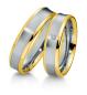 Preview: Breuning Trauringe Weissgold-Rotgold 48 040730