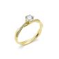 Preview: Breuning Labordiamant Ring Weissgold 41062520