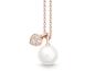 Preview: Quinn Halskette Herz 585Rg Bril. 0,06ct TW/SI wei.SwZp 32730298