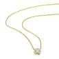 Preview: Bedra Collier 42-3 cm 1,10 mm Dia-Brill 0,50ct 585 Gelbgold