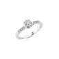 Preview: COLLECTION RUESCH SOLITAIRE RING WEISSGOLD 60/40500