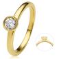 Preview: Bedra Solitaire Ring 585 Gelbgold RB00079.2-48