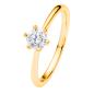 Preview: BEDRA SOLITAIRE DIAMANT RING GELBGOLD RB00150.3