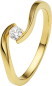 Preview: Bedra Antragsring Gelbgold Schwungfassung RB00131.2