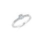 Preview: COLLECTION RUESCH SOLITAIRE RING WEISSGOLD 60/44500