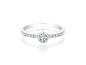 Preview: COLLECTION RUESCH SOLITAIRE RING WEISSGOLD 60/40250