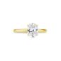Preview: Breuning Labordiamant Ring Gelbgold 41063230