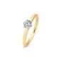 Preview: Breuning Labordiamant Ring Bicolor WG 41061510