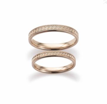 August Gerstner Trauringe Haselnussgold 31470/3 + 31470/3,5