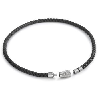Preview: TeNo DYKON Leder Collier schwarz 016.1100.D85.XX