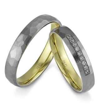 Saint Maurice Partnerringe Tantal 4809514 + 4809513