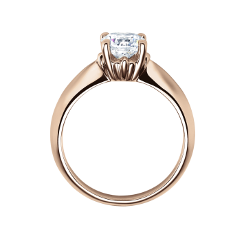 Rubin Verlobungsring Solitaire Rotgold 0,08 ct. 18009