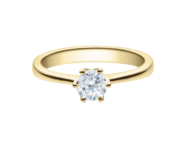 Rubin Verlobungsring Solitaire Gelbgold 0,08 ct.18016