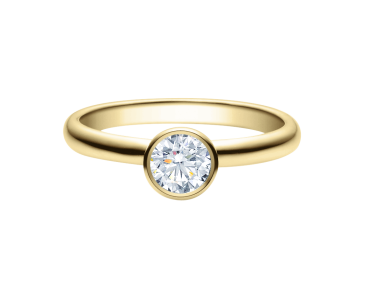 Rubin Verlobungsring Solitaire Gelbgold 0,08 ct.18019