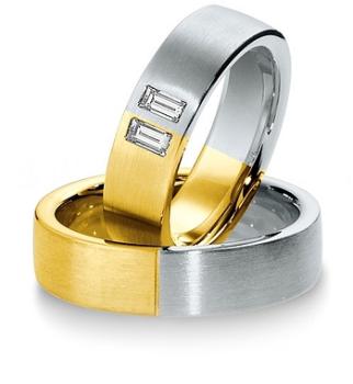 Breuning Trauringe Weissgold-Rotgold 48/032500