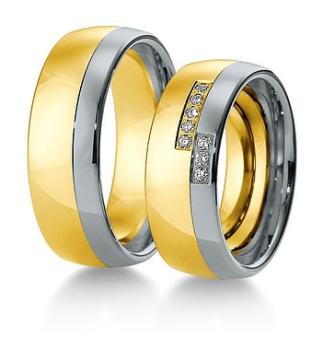 Breuning Trauringe Weissgold-Rotgold 48/034300