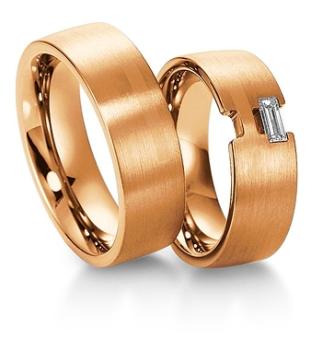 Breuning Trauringe Weissgold-Rotgold 48/040010