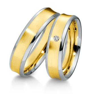 Breuning Trauringe Weissgold-Rotgold 48 040730