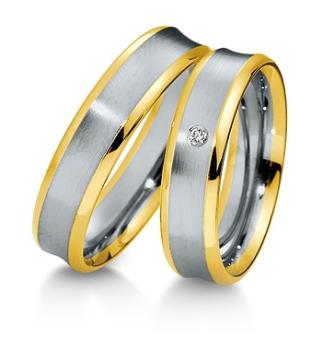 Breuning Trauringe Weissgold-Rotgold 48 040730
