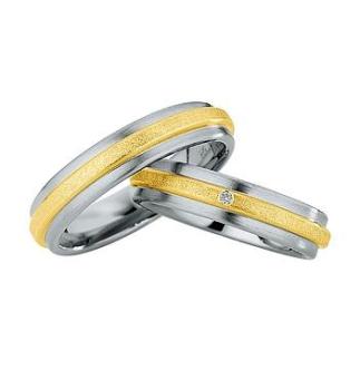 Saint Maurice Partnerringe Edelstahl Gold DR 882160