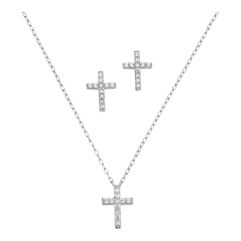 Engelkemper 925 Silber Garnitur mit Kreuz BGT906200