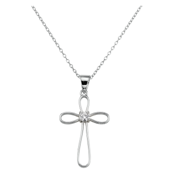 925 Silber Collier mit Kreuz 5-208773-001