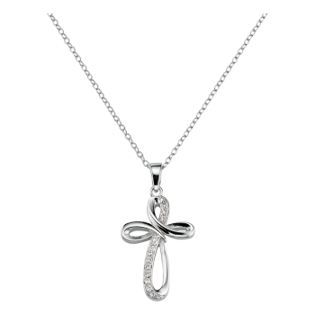 925 Silber Collier mit Kreuz 5-208774-001