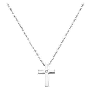 Engelkemper Silber Collier mit Kreuz 5-208779-001