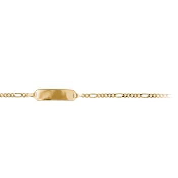 Bedra ID-Band Figaro dia. 1,90 mm 585 Gelbgold 53052.2-14