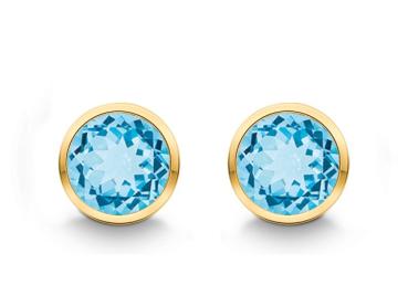 Quinn Ohrschmuck Ohrstecker 585Gg Blautop. b.  536818958