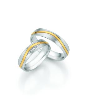 Nowotny-Collection Ruesch Partnerringe Silber 55/34010 + 55/34120