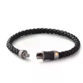 TeNo Armband Titan, Carbon, 750/18 K Gelbgold 60298/201/000/7251