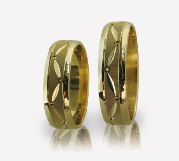 Holzhauser Trauringe günstig 333 Gelbgold 650