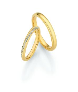 Nowotny-Collection Ruesch Eheringe Gelbgold 66/81130 + 66/81140