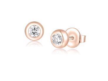 Quinn Ohrringe 750 Rosegold Brillanten 8364469