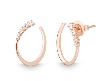 Quinn Ohrringe 750 Rosegold Brillanten 8365099