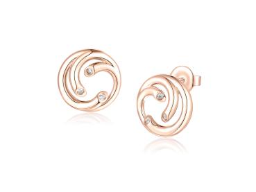 Quinn Ohrringe 750 Rosegold Brillanten 8365449