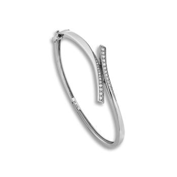 Bedra Armreif Zirkonia 925 Silber rhodiniert ARZ00013.14